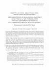 Research paper thumbnail of ENIKÖ ÉVA SAVANDER, MIKKO PÄNKÄLÄINEN, MIKAEL LEIMAN & JUKKA HINTIKKA IMPLEMENTATION OF DIALOGICAL SEQUENCE ANALYSIS AS A CASE FORMULATION FOR THE ASSESSMENT OF PATIENTS AT A COMMUNITY MENTAL HEALTH CENTRE Randomized Controlled Pilot Study