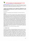 Research paper thumbnail of Assessing The Reliability Of Dual Frequency Differential GNSS Observations For Orthometric Height Determination In Parts Of Accra, Ghana