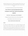 Research paper thumbnail of Post-COVID-19 era and Fourth Industrial Revolution: Contemporary trends in labor relations and organizational adaptation