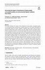 Research paper thumbnail of Assessing the impact of mechanism of green public consumption policy on environmental equity: evidence from China