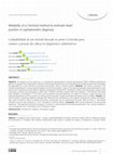 Research paper thumbnail of Reliability of a Centroid method to estimate head position in cephalometric diagnosis