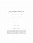 Research paper thumbnail of Serial and Parallel Krylov Methods for Implicit Finite Difference Schemes Arising in Multivariate Option Pricing