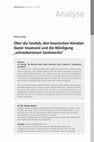 Research paper thumbnail of Über die Sevdah, den bosnischen Künstler Damir Imamović und die Würdigung "schrankenlosen Sentiments"