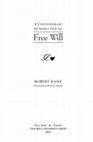 Research paper thumbnail of Free will