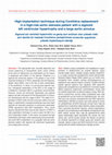 Research paper thumbnail of High implantation technique during CoreValve replacement in a high-risk aortic stenosis patient with a sigmoid left ventricular hypertrophy and a large aortic annulus