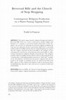 Research paper thumbnail of Reverend Billy and the Church of Stop Shopping: Contemporary Religious Production on a Planet Passing Tipping Points