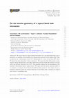 Research paper thumbnail of On the interior geometry of a typical black hole microstate