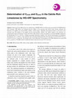 Research paper thumbnail of Determination of C (total) and O (total) in the Calcite Rich Limestones by WD-XRF Spectrometry