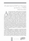 Research paper thumbnail of El cénit de la CNT en Vizcaya en torno a 1920