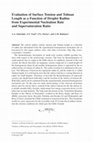 Research paper thumbnail of Evaluation of surface tension and Tolman length as a function of droplet radius from experimental nucleation rate and supersaturation ratio: Metal vapor homogeneous nucleation