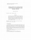 Research paper thumbnail of Fixed Points of Contractive Mappings on Complete Cone Metric Spaces