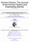 Research paper thumbnail of Ergonomics Society of the Human Factors and Human Factors: The Journal