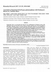 Research paper thumbnail of Association of functional RAGE gene polymorphisms with Parkinson's disease in a Turkish cohort