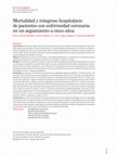 Research paper thumbnail of Mortalidad y reingreso hospitalario de pacientes con enfermedad coronaria en un seguimiento a cinco años