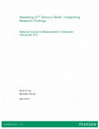 Research paper thumbnail of Assessing 21st Century Skills: Integrating Research Findings