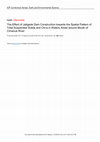 Research paper thumbnail of The Effect of Jatigede Dam Construction towards the Spatial Pattern of Total Suspended Solids and Chl-a in Waters Areas around Mouth of Cimanuk River