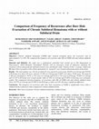 Research paper thumbnail of Comparison of Frequency of Recurrence after Burr Hole Evacuation of Chronic Subdural Hematoma with or without Subdural Drain