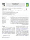 Research paper thumbnail of Carbon isotope composition in modern brachiopod calcite: A case of equilibrium with seawater?