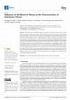 Research paper thumbnail of Influence of the Breed of Sheep on the Characteristics of Zamorano Cheese