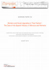 Research paper thumbnail of Workers and social upgrading in "fast fashion": The case of the apparel industry in Morocco and Romania