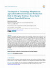 Research paper thumbnail of The Impact of Technology Adoption on Agricultural Productivity and Production Risk in Ethiopia: Evidence from Rural Amhara Household Survey