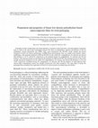 Research paper thumbnail of Preparation and properties of linear low density polyethylene based nanocomposite films for food packaging