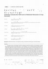 Research paper thumbnail of Estimating Communication Skills based on Multimodal Information in Group Discussions