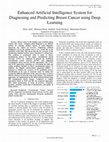 Research paper thumbnail of Enhanced Artificial Intelligence System for Diagnosing and Predicting Breast Cancer using Deep Learning