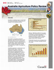 Research paper thumbnail of Australia Agriculture Policy Review