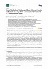 Research paper thumbnail of Bone Metabolism Markers and Bone Mineral Density in Patients on Long-Term Acenocoumarol Treatment: A Cross-Sectional Study