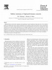 Research paper thumbnail of Sulfate resistance of high-performance concrete