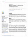 Research paper thumbnail of Regional disparities in antenatal care utilization in Indonesia