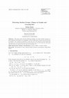 Research paper thumbnail of Factoring Abelian Groups, Cliques in Graphs and Covering Sets