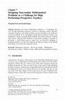 Research paper thumbnail of Designing Non-routine Mathematical Problems as a Challenge for High Performing Prospective Teachers