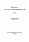 Research paper thumbnail of Ungarn als Gegenstand und Problem der fiktionalen Literatur (ca. 1550–2000). Hrsg. v. Wilhelm Kühlmann, Gábor Tüskés, in Verbindung mit Réka Lengyel und Ladislaus Ludescher. Heidelberg: Universitätsverlag Winter, 2021 (Rezension).