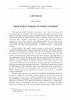 Research paper thumbnail of From public domain to public interest