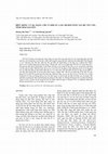 Research paper thumbnail of Variation and diversity of genus microcystis in the water environment of the Nui Coc reservoir, Thai Nguyen province