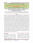 Research paper thumbnail of Factors Affecting an Individual Investor Behavior: An Empirical Study in Twin Cities (Rawalpindi and Islamabad) of Pakistan