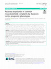 Research paper thumbnail of Recovery trajectories in common musculoskeletal complaints by diagnosis contra prognostic phenotypes