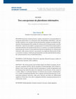 Research paper thumbnail of Tres concepciones del pluralismo informativo