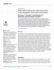 Research paper thumbnail of Radiocarbon dating and cultural dynamics across Mongolia's early pastoral transition