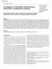 Research paper thumbnail of Investigation of the Effects of Biochemical Parameters on Alzheimer’s Disease