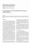 Research paper thumbnail of Il macroscopio: una versione didattica del microscopio a scansione di forza