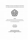 Research paper thumbnail of Determinan Audit Delay Pada Perusahaan Manufaktur Yang Terdaftar Di Bursa Efek Indonesia Tahun 2011-2015