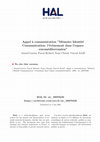 Research paper thumbnail of Appel à communication "Mémoire Identité Communication: l'évènement dans l'espace euroméditerranéen