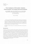 Research paper thumbnail of Novel Analogues of 2-Pyrazoline: Synthesis, Characterization, and Antimycobacterial Evaluation