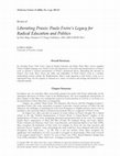 Research paper thumbnail of Review of "Liberating Praxis: Paulo Freire’s Legacy for Radical Education and Politics