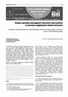 Research paper thumbnail of Analiza zjawiska nieciągłości tworzenia mikrowiórów w procesie wygładzania foliami ściernymi