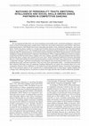 Research paper thumbnail of Matching of personality traits, emotional intelligence and social skills among dance partners in competitive dancing