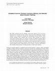 Research paper thumbnail of Canadian In-service Teachers’ Concerns, Efficacy, and Attitudes about Inclusive Teaching